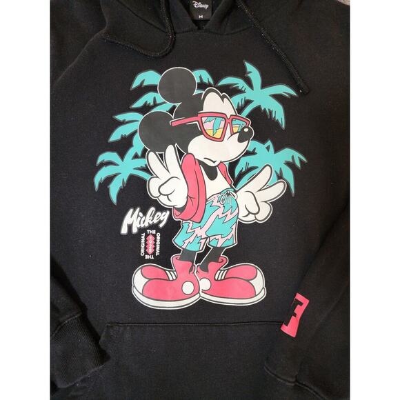 Disney X NEFF Men's Medium Mickey Mouse Tropical Design Hoodie - Picture 2 of 7
